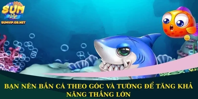 Bạn nên bắn cá theo góc và tường để tăng khả năng thắng lớn