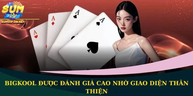 Bigkool được đánh giá cao nhờ giao diện thân thiện