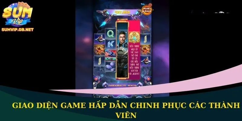 Giao diện tham gia game thân thiện