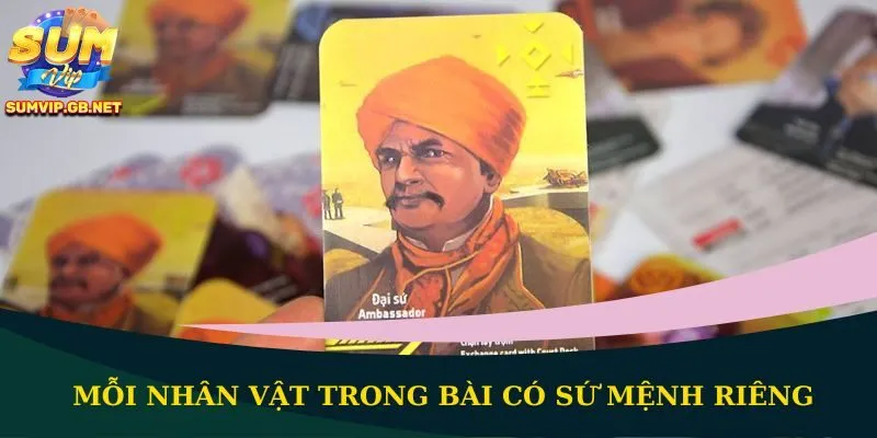 Mỗi nhân vật trong bài có sứ mệnh riêng