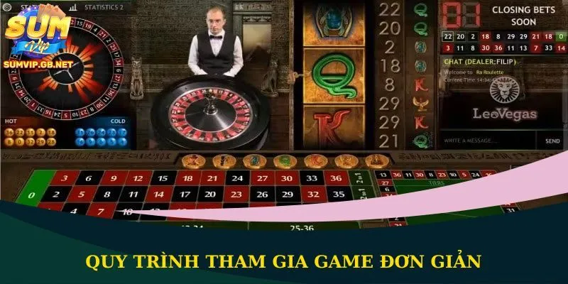 Quy trình tham gia game đơn giản